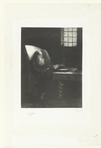 El lector
Le Liseur (título en el objeto)
Retrato de Rodolphe Bresdin de Odilon Redon