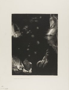 Diferentes Pueblos Habitan los Países del Océano, lámina 23 de 24 de Odilon Redon