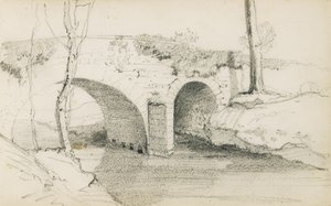 Dibujo de un Álbum Titulado "El País Vasco", 1862-63 de Odilon Redon