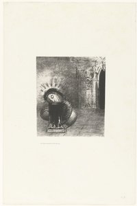 Un pop largo del color de la sangre ...une longue chrysalide couleur de sang... Tentation de Saint-Antoine (2) (título de la serie) Tentación de San Antonio (título de la serie) de Odilon Redon