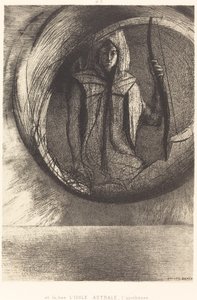 Y allá, el ídolo estelar, la apoteosis de Odilon Redon