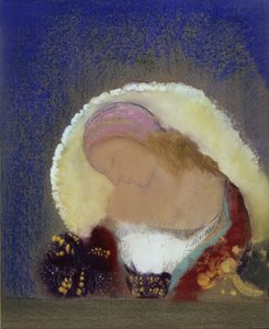Flor iluminada de Odilon Redon
