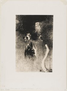 Frontispicio de Damnation, de Iwan Gilkin, por el artista de Odilon Redon