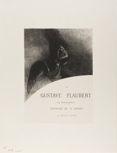 Frontispicio a Gustave Flaubert de Odilon Redon