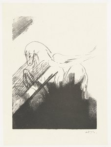 caballo alado Cheval aile de Odilon Redon