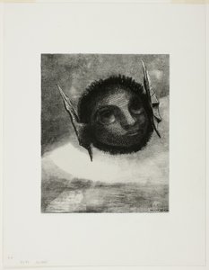 Gnomo, placa seis de En sueños de Odilon Redon