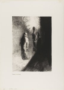 Levanta la urna de bronce, lámina 4 de 10 de Odilon Redon