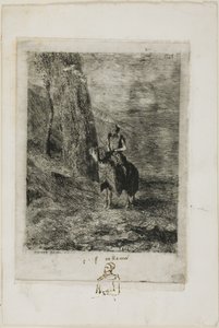 Jinete esperando de Odilon Redon