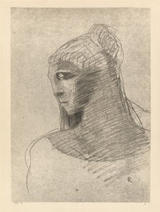 Te adoro como adoro la bóveda nocturna. Oh vaso de tristeza, oh gran taciturna de Odilon Redon
