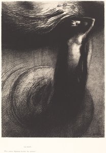 La Muerte: ¡Mi ironía supera a todas las demás! de Odilon Redon