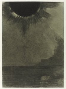 Le Noyé
Ahogándose en el agua, a la luz de la luna de Odilon Redon