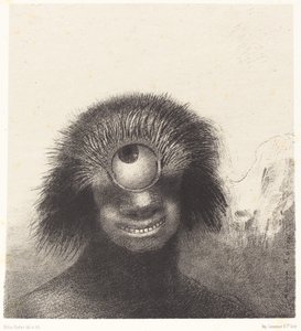 Le Polype difforme flottait sur les rivages de Odilon Redon