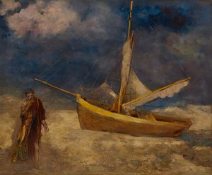 El pescador alienado de Odilon Redon