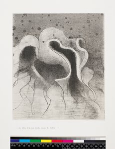 Las bestias del mar redondas como odres de Odilon Redon
