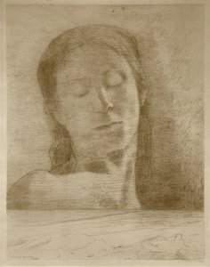Los ojos cerrados de Odilon Redon