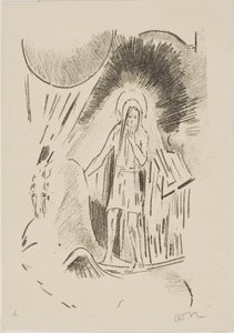 Hombre en Pegaso de Odilon Redon