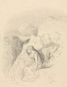 Melancolía, c. 1868 de Odilon Redon