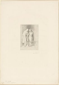 Conversación mística de Odilon Redon