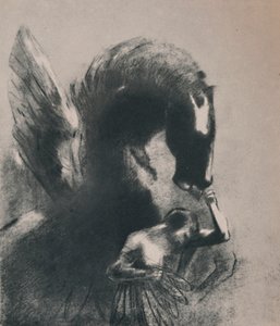 Pegaso Cautivo, 1889, 1946 de Odilon Redon