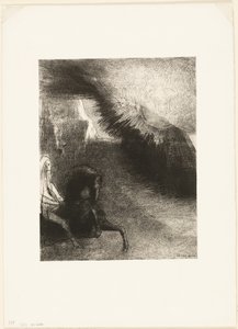 Peregrino del mundo sublunar, lámina 5 de 6 de Odilon Redon