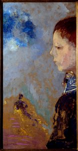 Retrato de Ari Redon en el pase marino de Odilon Redon