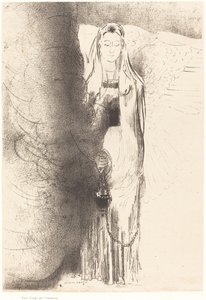 Luego el ángel tomó el incensario de Odilon Redon