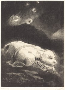 Cuando la vida despertaba en las profundidades de la materia oscura de Odilon Redon