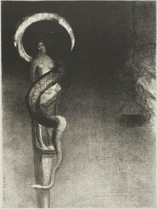 Aureola de Serpiente de Odilon Redon