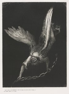 El Apocalipsis de San Juan: Y Vi en la Mano Derecha del que Estaba Sentado..., 1899 de Odilon Redon