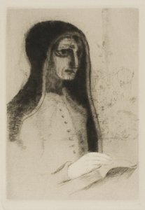 El libro (Santa Teresa) de Odilon Redon