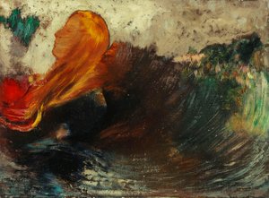 La muerte de Ofelia de Odilon Redon