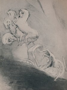 La caída de Faetón, finales del siglo XIX, 1946 de Odilon Redon
