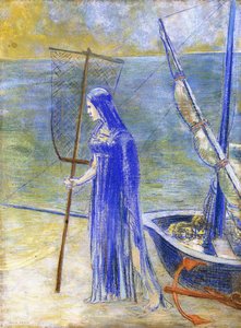 La pescadora, 1900 de Odilon Redon