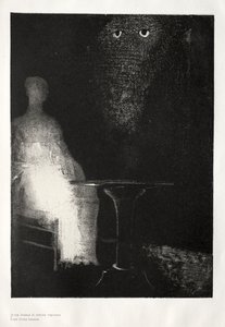 La casa encantada: Continué mirando la silla, y me imaginé que veía en ella un azul pálido..., 1896