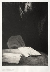 La Casa Embrujada: Era una Mano, Aparentemente Tan de Carne y Hueso Como la Mía, 1896 de Odilon Redon