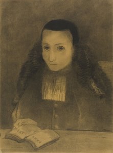 El Pequeño Abad Leyendo el Ramayana de Odilon Redon
