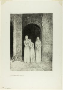 Las sacerdotisas esperaban, de Noche de Odilon Redon
