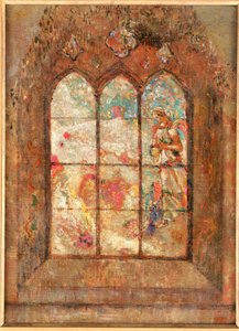 La vidriera de Odilon Redon