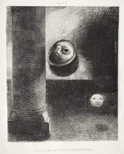 También había seres embrionarios de Odilon Redon