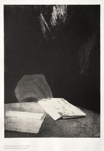 To All Appearances, It Was a Hand of Flesh and Blood Just Like My Own de Odilon Redon
