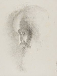 A la vejez, lámina 1 de 6 de Odilon Redon