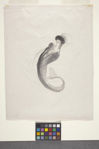 Sin título (litografía sobre papel chine volant) de Odilon Redon
