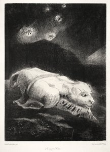 Cuando la Vida Despertaba en las Profundidades de la Materia Oscura de Odilon Redon