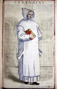 Orden religiosa: Cartujo. Grabado del siglo XVI. de Odoardo Fialetti