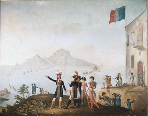 El rey de Nápoles ordena la toma de la ciudad en agosto de 1808 y asiste desde Massa Lubrense de Odoardo Fischetti