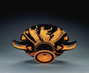 Kylix de figuras rojas del Ático, c.470 a.C.
