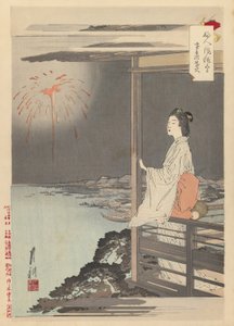 Fuegos artificiales en la distancia