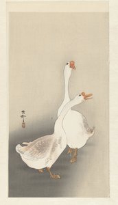Dos gansos de Ohara Koson