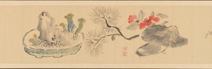 Carta con Flores, 1831 de Okada Hanko