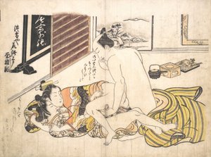 Escena de Dormitorio, ca. 1739 de Okumura Masanobu